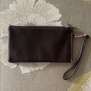 Italian Leather Wristlet
